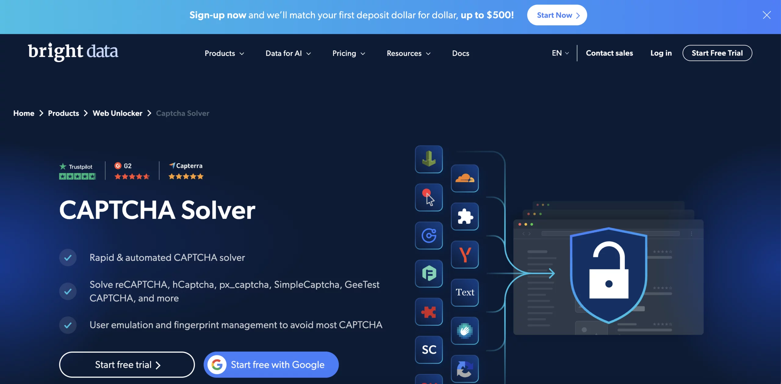 Bright Data CAPTCHA Solver